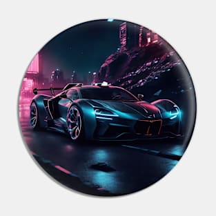 Underground Velocity Sports Car Pin