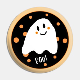 Boo! Halloween Costume Pin