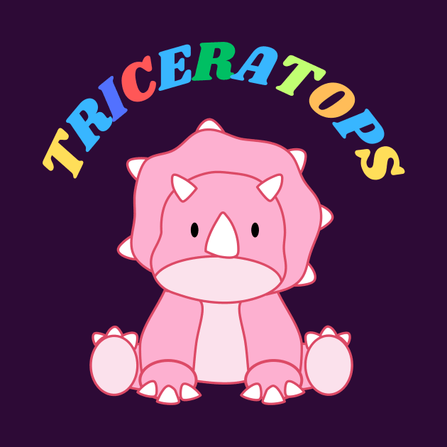 Pink Triceratops by Changing