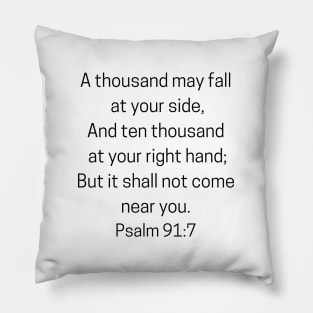 Psalm 91 7 Pillow