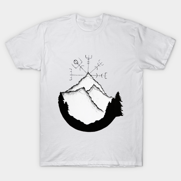 Mountain Compass Angestors T-Shirt R53 Modern Cool Tees for Men Mountain Compass Angestors T-Shirt R53 Modern Cool Tees for Men