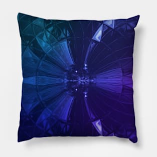 Ombre Mosaic Northern Lights Daisy Pillow