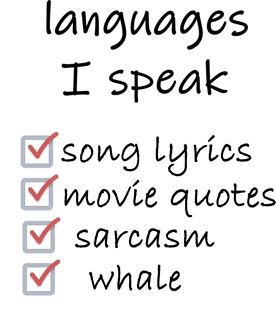 languages I speak- multilingual Magnet