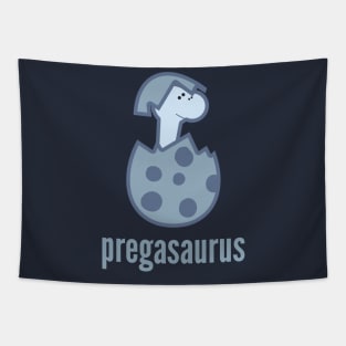 Pregasaurus Shirt - Baby Announcement Pregnancy Gift Tapestry