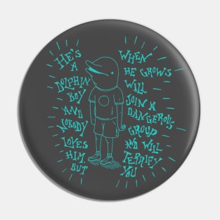 Dolphin Boy Pin