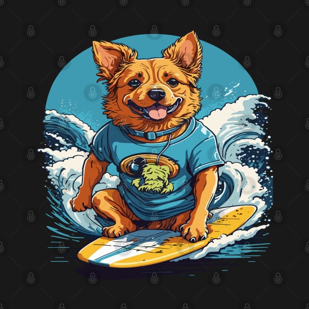 Surfer Dog by Lug