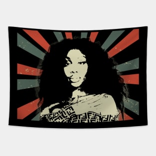 SZA || Vintage Art Design || Exclusive Art Tapestry