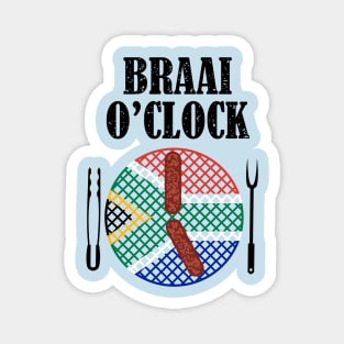 Braai O' Clock Time Magnet