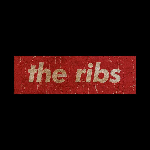 THE RIBS - SIMPLE RED VINTAGE by GLOBALARTWORD