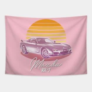 Mazda RX-7 / Japanese Sports Car Lover Tapestry