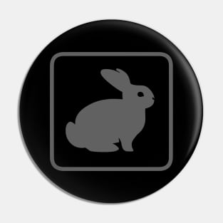 follow the white rabbit Pin