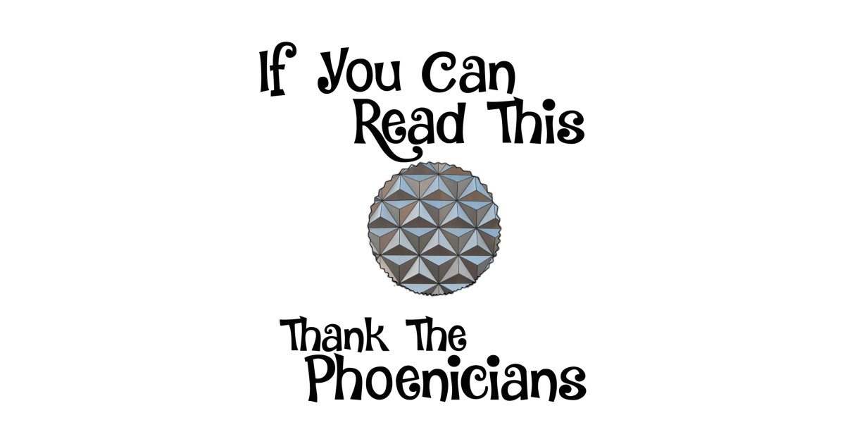 if you can read this thank the phoenicians shirt