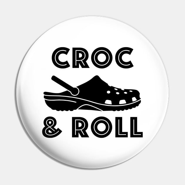 Croc And Roll Pin by fandemonium