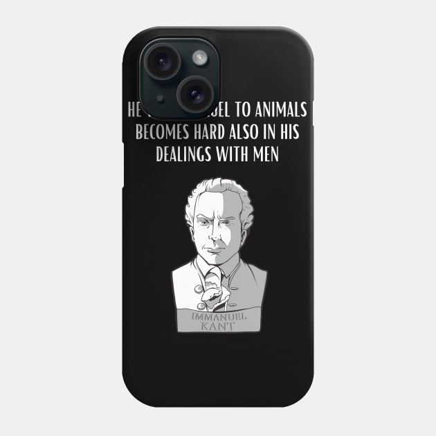 Kant quote Phone Case by Cleopsys