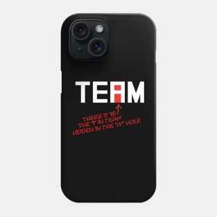 "i" in TEAM Phone Case