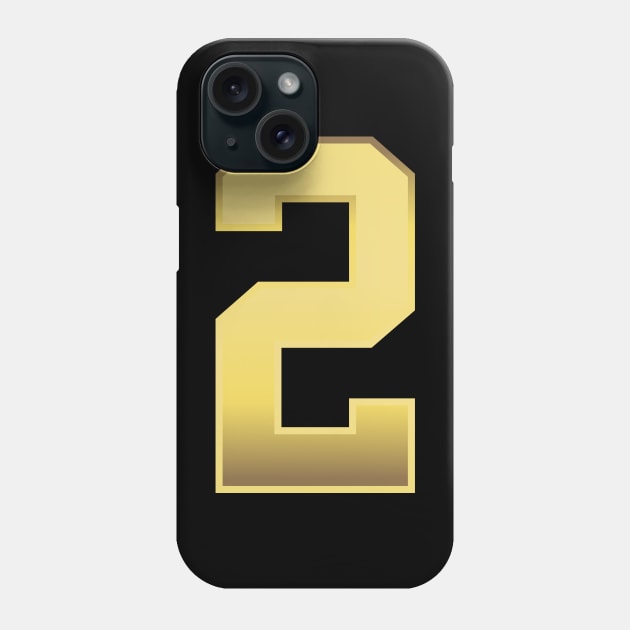 Number 2 Phone Case by Ericokore