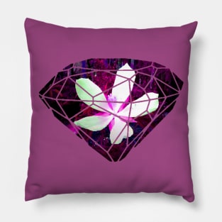 Floral Crystal Pillow