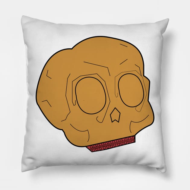 Peanut Butter Skull Jar Pillow by cherubi19