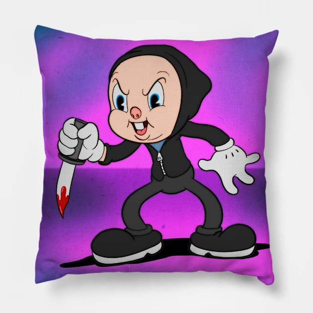 Babyface Killer Pillow by Kevcraven