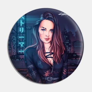 Cute Girl |  Cyberpunk 2077 Pin