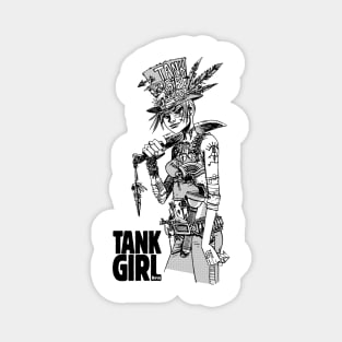 Tank Girl IV (Milk,F*gs,Paper) Monochrome. Magnet