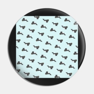 Southern Right Whale pattern Pin