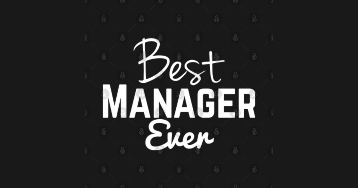 Best manager ever text based graphic Manager Tank Top TeePublic