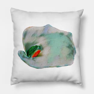 Portrait of a Colombian Tree Frog King Pillow