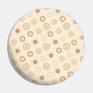 repeating abstract pattern of dotted circles delicate brown Pin