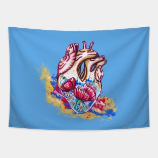 Flower Heart Tapestry