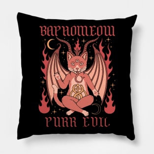 Baphomeow Pillow