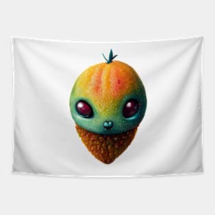 Alien Mango Cute Tapestry