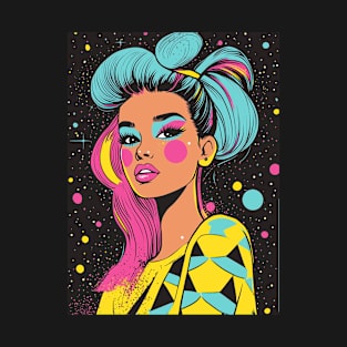 A vibrant pop art illustration T-Shirt