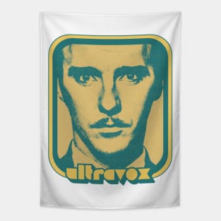 Ultravox - Aesthetic 80s Styled Retro Tribute Design Tapestry