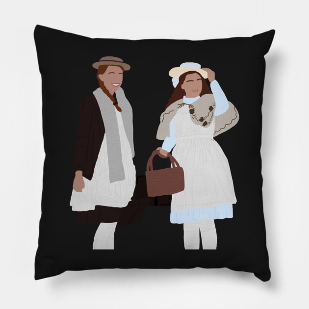 Anne & Diana: AWAE! Sticker Pillow by haleynicole11