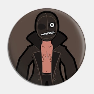 Blading Wrestler Pin