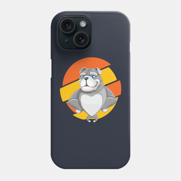 bull dog lover Phone Case by Amrshop87