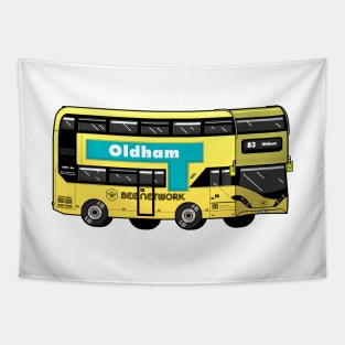 Oldham Transport for Greater Manchester (TfGM) Bee Network yellow bus Tapestry