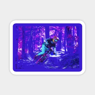 Forest Trail Rider - BMX Racer Magnet