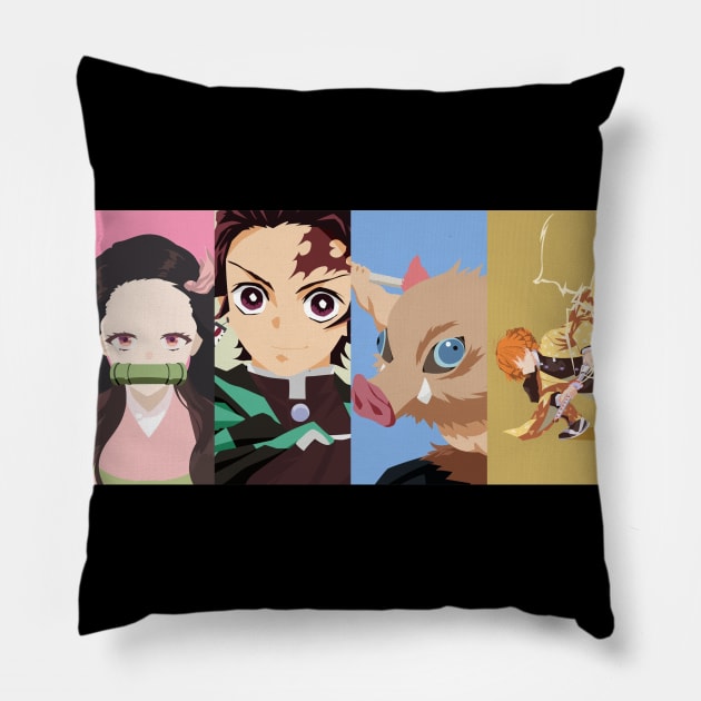 Demon Slayer Pillow by CutieFox