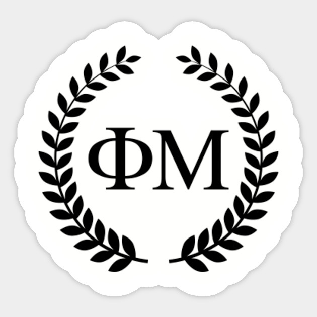 Phi Mu Phi Mu Sticker Teepublic Uk