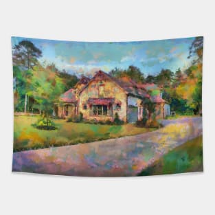 Bungalow House Tapestry