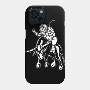 Astronaut is a rodeo clown Phone Case