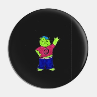Ogres for Peace Pin