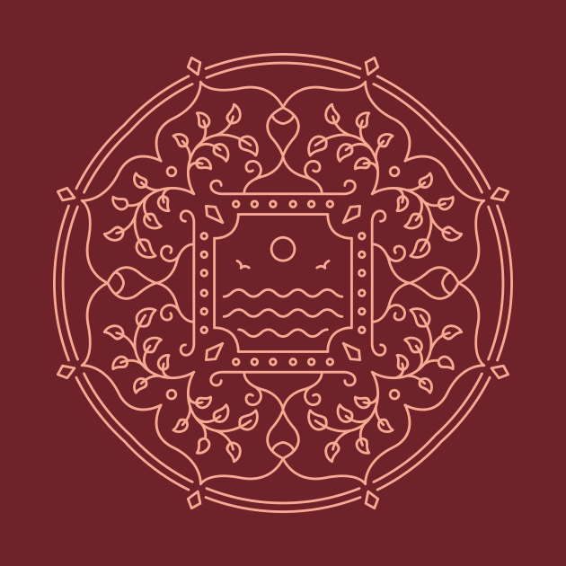 Nature Mandala 1 by VEKTORKITA