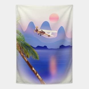 Beautiful Tropical landscape Tapestry