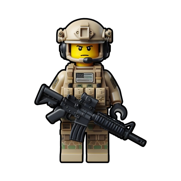 Tactical LEGO by Rawlifegraphic