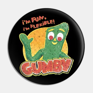 Gumby I'm Fun, i'm Flexible! Pin