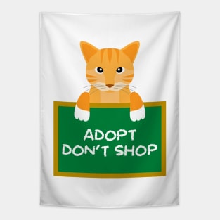 Advice Cat - Adopt Don't Shop Tapestry