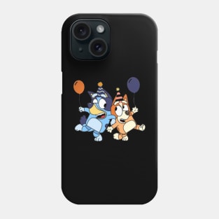 birthday bluey funny Phone Case